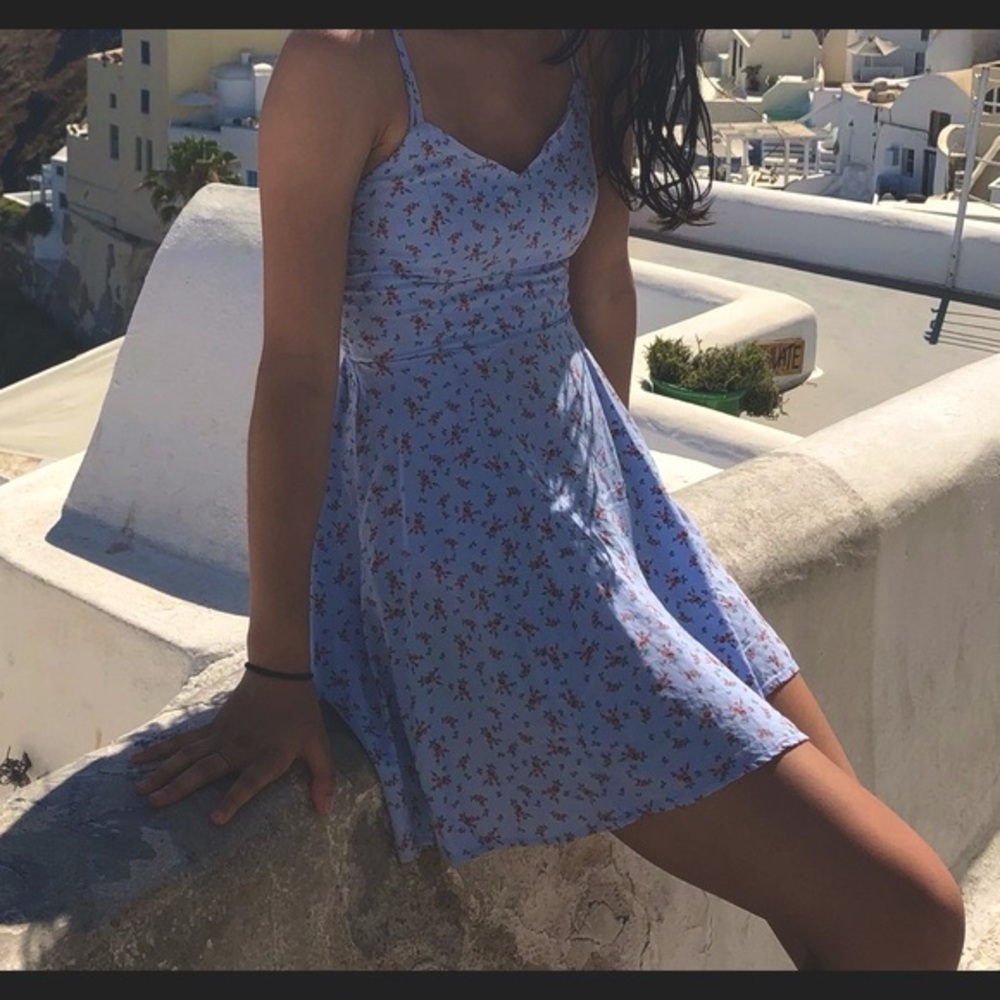 Floral Blue Sundress
